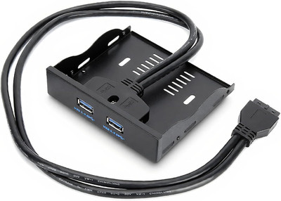 FFD2USB N02 Floppy Front Panel 3.5Inchs Computer Case Floppy Bay 19 Pin to 2 Int