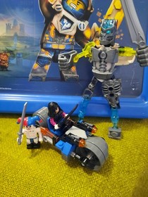 LEGO Nexo Knights 70312 Lance's Mecha Horse, Motocycle 30371 & Clay Storage Case