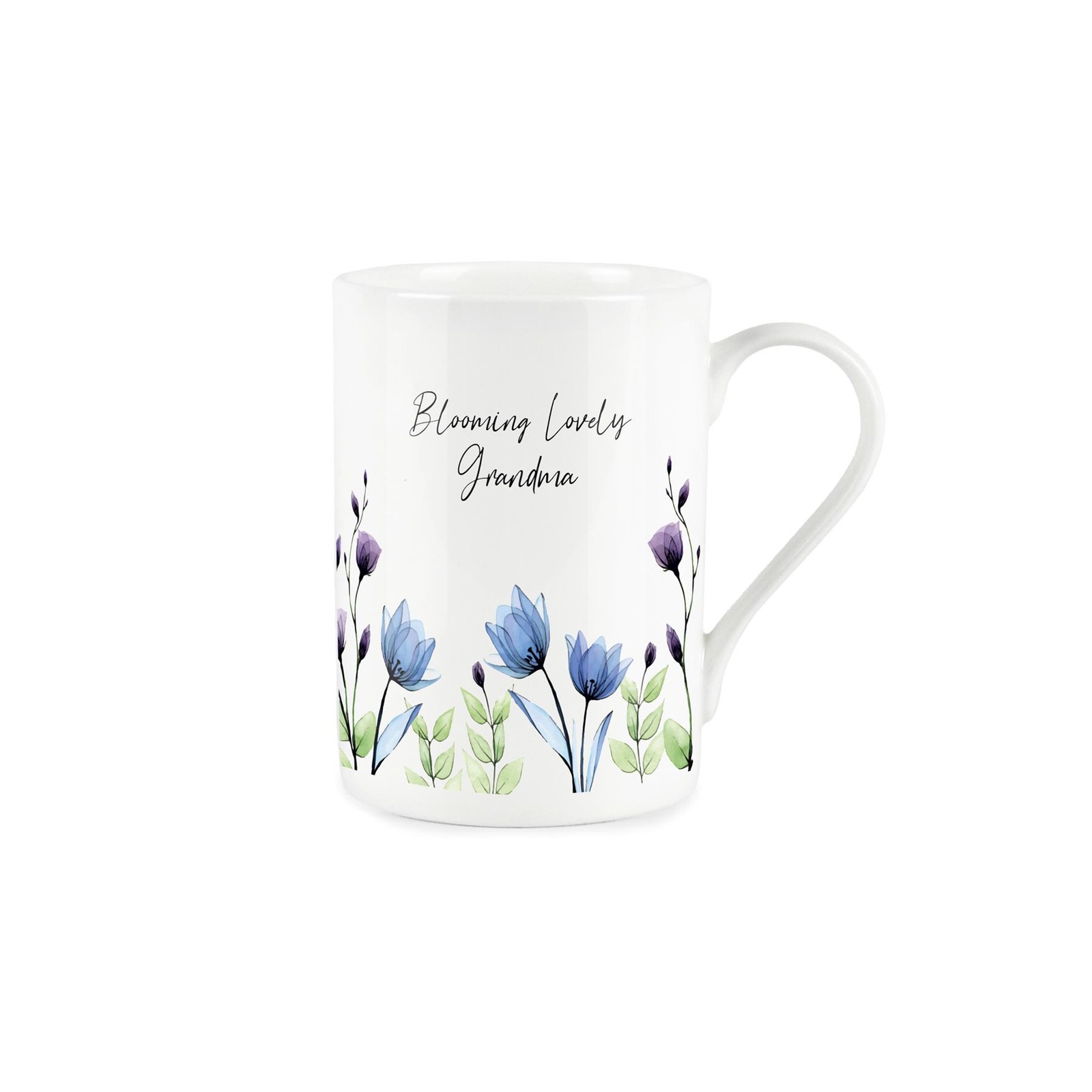 Grandma Mug - Blooming Lovely Floral Gift Tea/Coffee Bone China Mug Gift Present