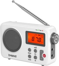 Portable Radio, AM FM Shortwave Digital Tuner with Best Reception, Battery Op...