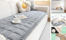 Pet Couch Cover Dogs Washable Non-Slip Couch Protector 27.6x59.06 Light Gray