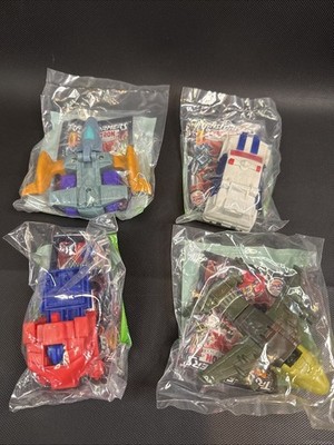 Transformers Cybertron 2005, Set of 4 SEALED Kids Meal Toys NIP Burger King