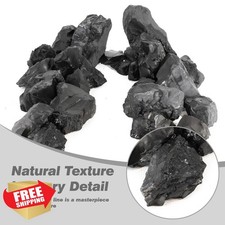 Unocho Aquarium Rocks, 10lb, Black, 3"-7", 7 Pcs