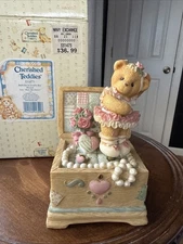 Cherished Teddies. ￼331473 Ballerina In Jewelry Box Musical