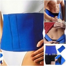 Waist Trimmer Belt Sweat Band Wrap Ab Stomach Weight Loss Fat Burner Slimming