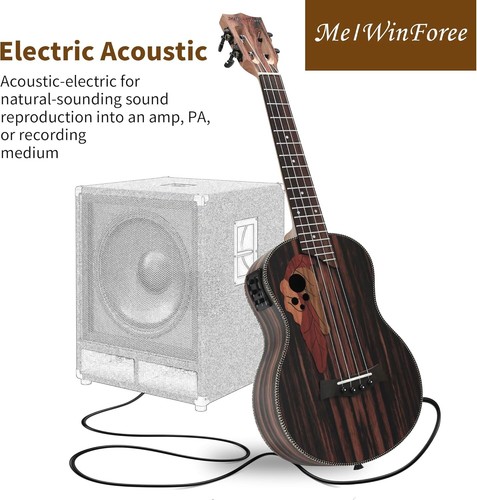 Versatile Electric Ukulele Bundle for Left-Handed Beginners - Exceptional Sound - Picture 6 of 9