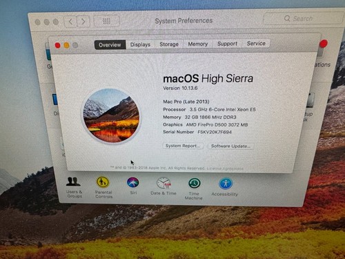 2013 Apple iMac Pro A1481 Intel Xeon E5 32 GB RAM 1TB SSD - Picture 2 of 13