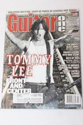 Guitar One Magazine Tommy Lee, Steve Vai, Creed, Jimi Hendrix, BB King July 2002