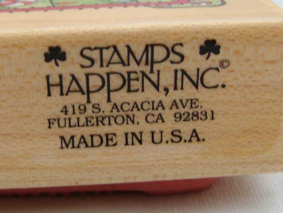 Wood & Rubber Stamps Happen Kimberley Ashley I Wish For You A Christmas