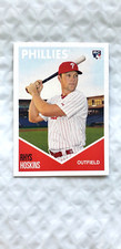 2018 TOPPS 582 Montgomery  - Rhys Hoskins - Rookie Card # 8  - NRMNT/MINT. rookie card picture