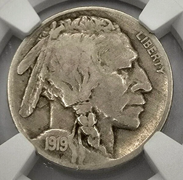 1919 P DDO VP 001 Buffalo Nickel MINT ERROR F Details DDO 002 NGC 1/5 Rare! - Image 2 of 4