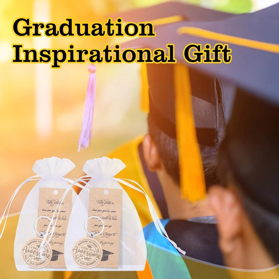 Paquete de 25 llaveros de graduación a granel regalos de graduación para él su clase de 2024 G... Foto 4 de 4