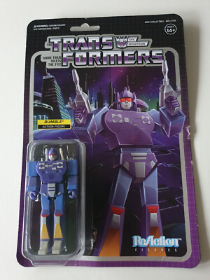 Super7 Reaction TRANSFORMERS RUMBLE Action Figure -Auspacker-