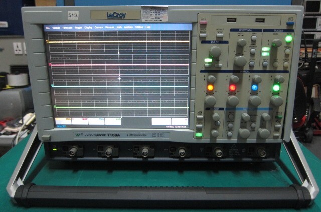 Lecroy Wavepro 7100A 1GHz, 4-Ch, 20GS/s Digital Oscilloscope | eBay