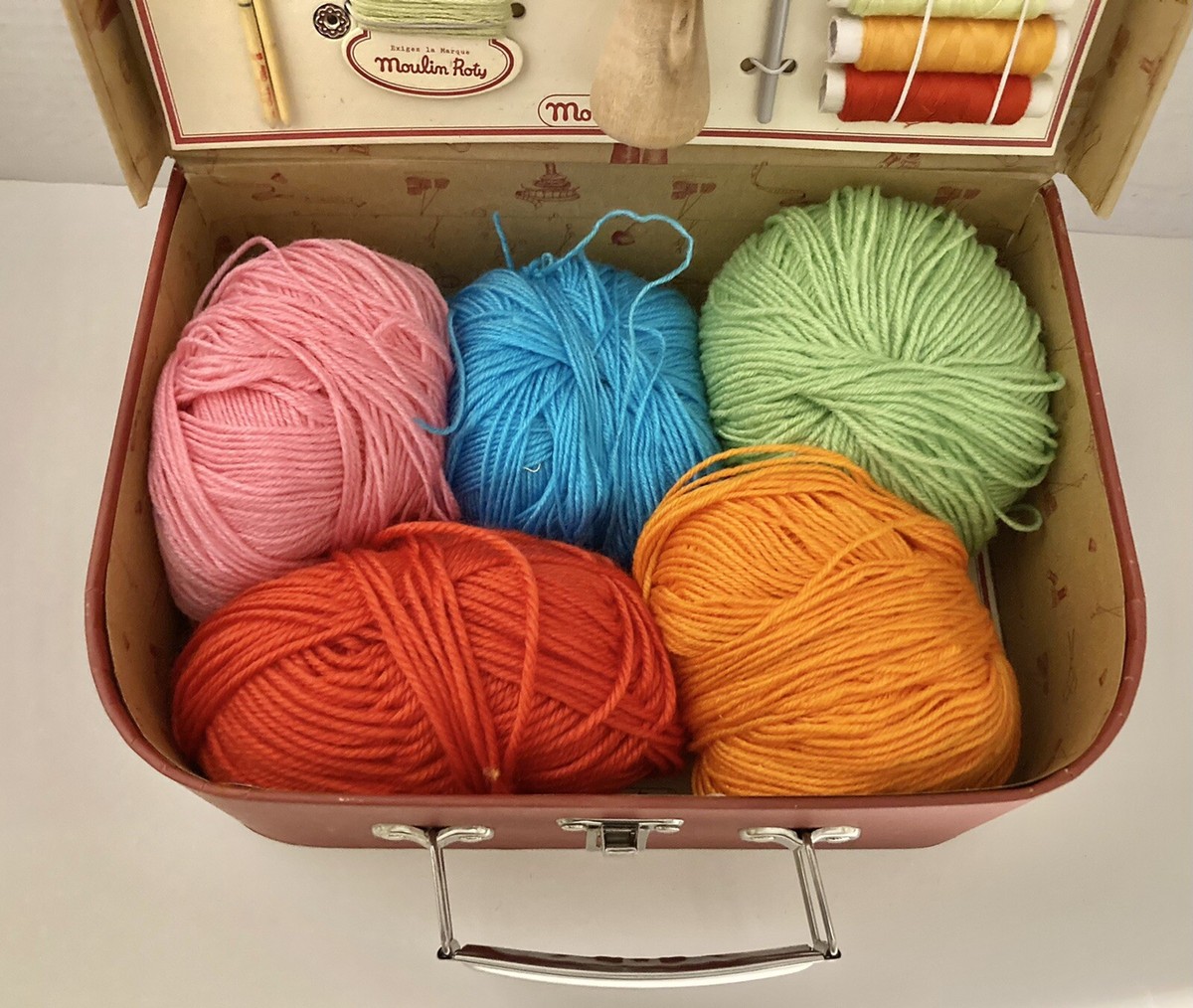 Moulin Roty Sewing Kit (Couture Jouets d'heir) Crochet /Knitting/Sewing!, Moulin Roty