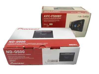 (1563) PIONEER AVIC-F500BT Navigation Gateway System mit ND-G500 Verstärker