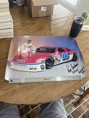Goodman Racing Logo Ron Goodman Race Car Driver Australia Poster Signed 1992 | eBay