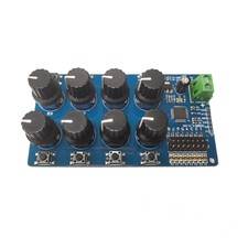 8-Way Steering Gear Controller Debugging Board Return Instrument For MG995 SG90