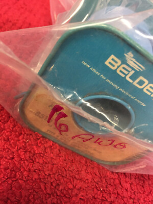 8510-100 BELDEN 16 AWG 16X26 HOOK UP WIRE NYLON JACKET LIGHT BLUE TYPE B SPEC
