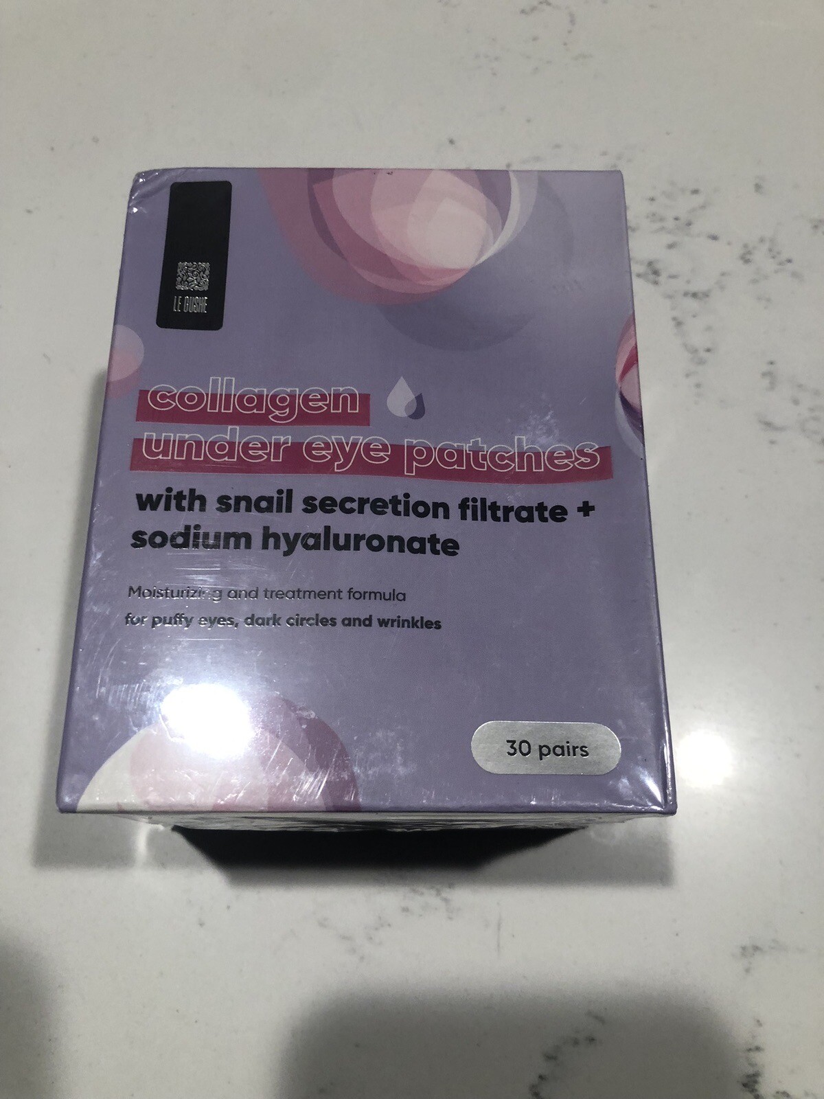 30 Pairs LE GUSHE Collagen Eye Masks for Puffy Eyes & Dark Circles-image