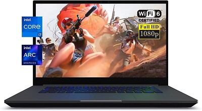 NUC Intel X15 Gaming Laptop Windows 11 Pro Black 512GB 64RAM Core i7-12700H