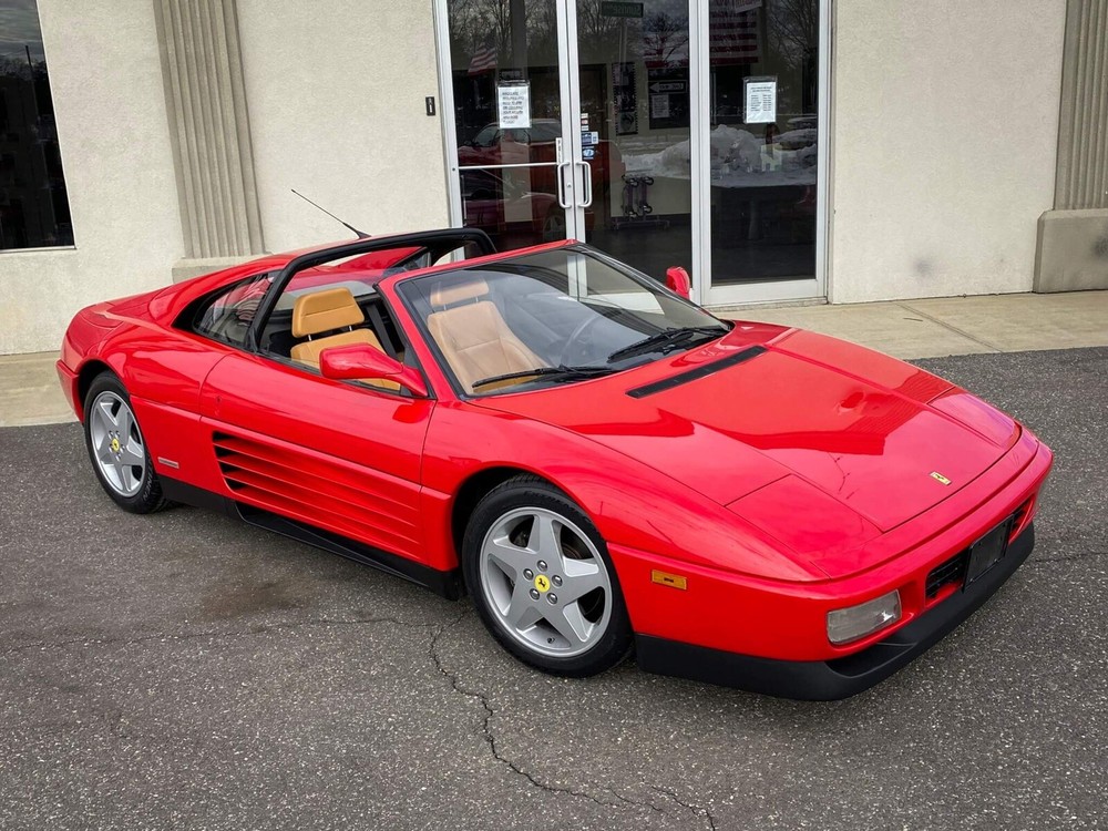Ferrari 348 TS Targa 1:18 Maisto Red Diecast Car Model Car Toy Car Scuderia