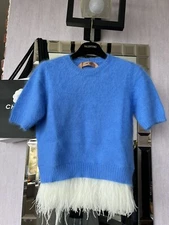 N°21 Women's Sweater Angora Blend Size IT 38/XXS Excellent Condition