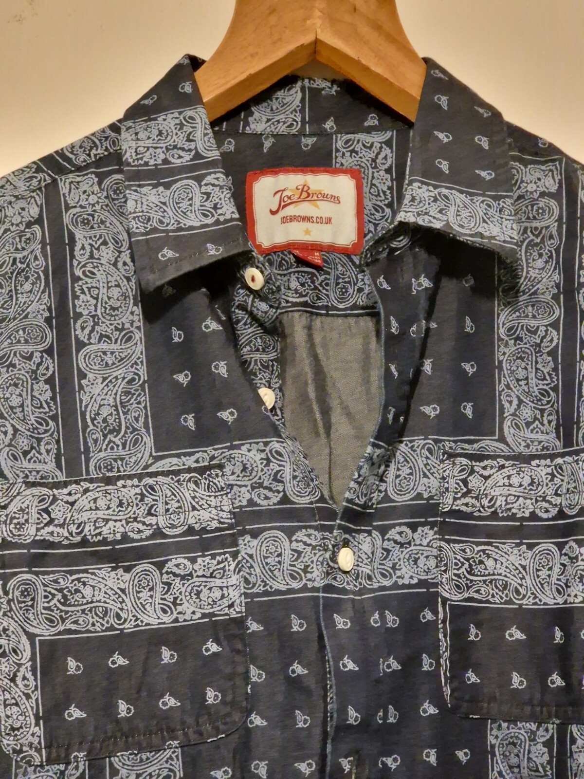 Joe Browns Men's Geometric Print Long Sleeve Shirt Medium eBay