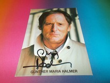 Günther Maria Halmer  signiert signed autograph Autogramm auf Autogrammkarte