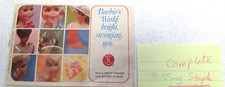 Vintage Mattel 1968 Barbies World: Bright Swinging Now Fashion mini Booklet
