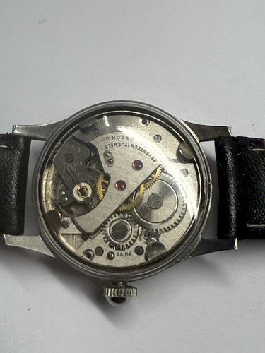 Vintage 1940s WWII ERA HIRCO 17Jewel Military Men’s Watch 30mm Running Read Desc - Picture 7 of 23