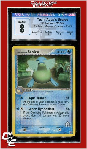 Team Aqua's Sealeo graded CGC 8 for sale on eBay