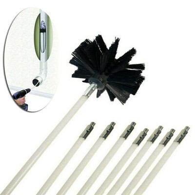 Cleaning Fireplace Inner Wall Pipes Chimney Cleaner Brush Sweeper