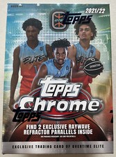 2021/22 Topps Chrome Exclusive NBA Trading Overtime Elite Cards Blaster Box VHTF