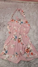 NEW Kendall & Kylie Halter Romper - XS MULTICOLOR FLORAL