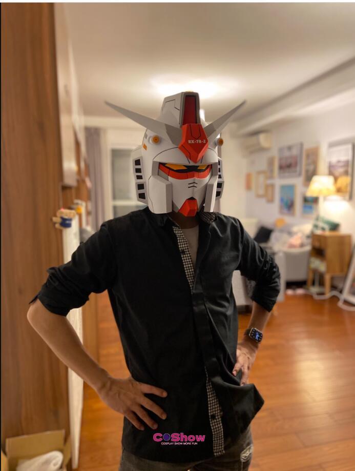 ガンダムヘルメット Rx-78 アクションヘルメット Cosplay LED