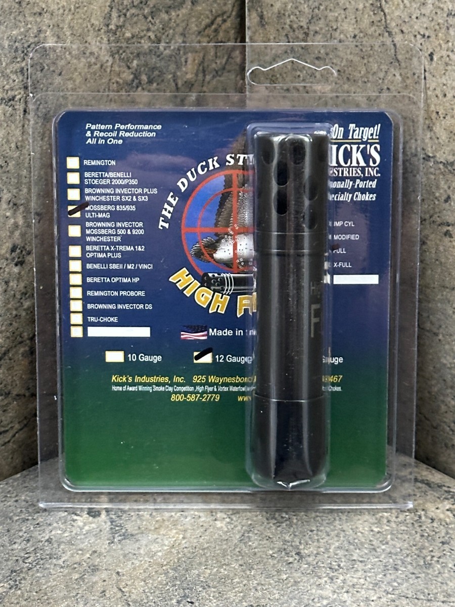 Kicks High Flyer Ported Choke Tube Full 12ga Mossberg 835 935 for