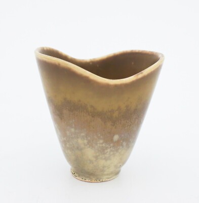 Beautiful Gray speckled vase - Carl-Harry Stålhane Rörstrand - Midcentury Modern