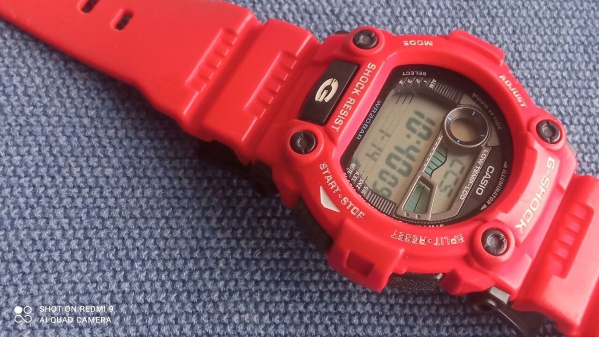 OROLOGIO DA DONNA Casio G-Shock Alarm World Time Quarzo Analogico-Digitale Quadrante Oro EUR 105 - Foto 10