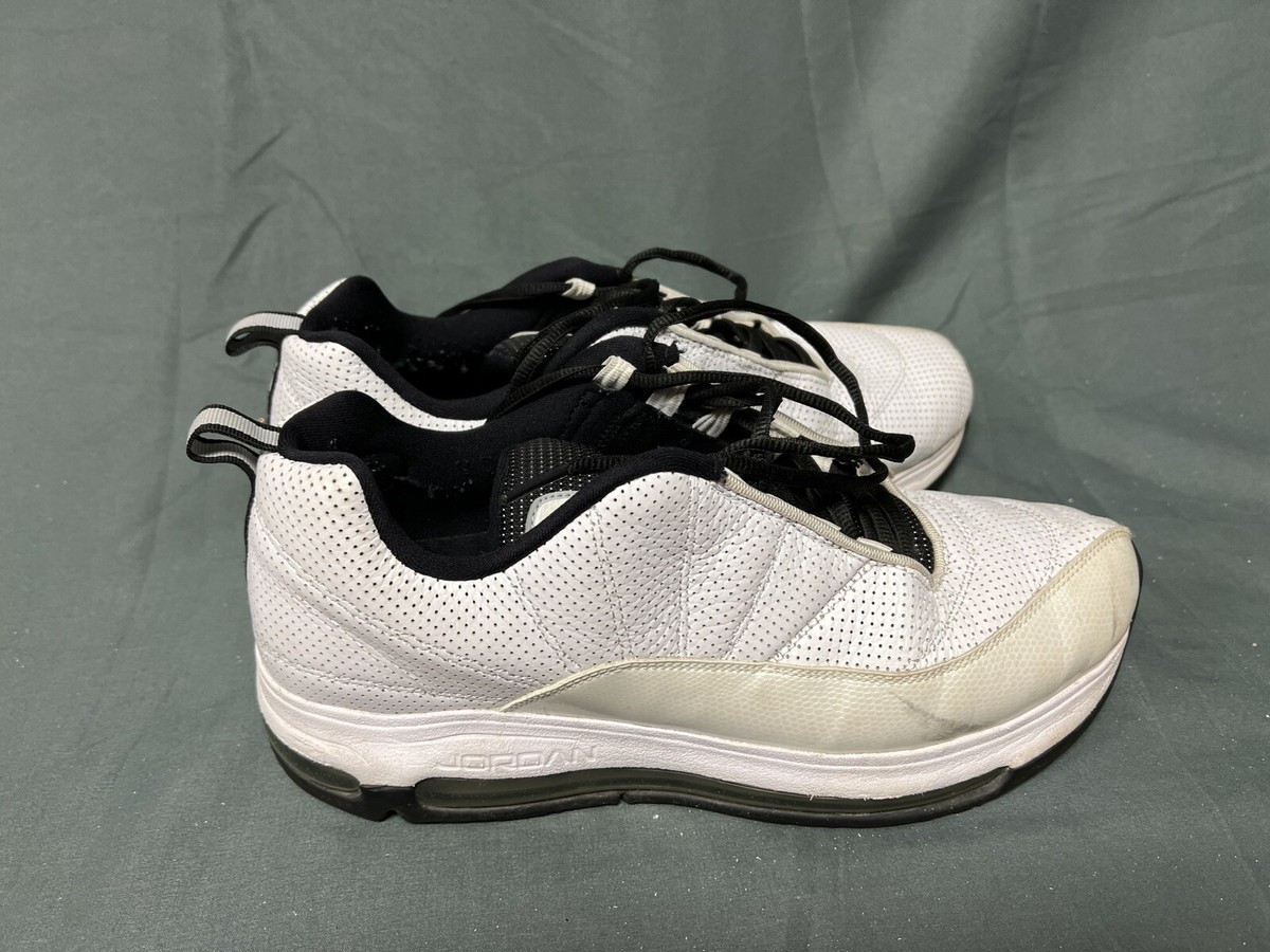 Men's Size 10 Jordan Comfort Air Max 12 LTR White Wolf Grey