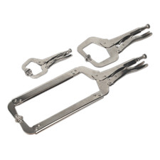 Locking C-Clamp Set 3pc
