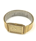 Original Vintage Seiko Quartz Rectangular Gold Men’s DUMMY Watch, 5Y30-50A9 5A20