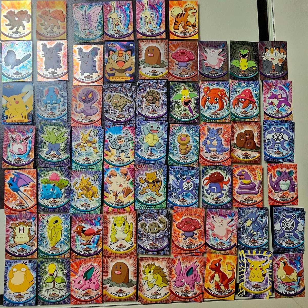 1995 topps pokemon cards meowth card Pokmon Card Meowth #52 TV Animation Blue Logo 1st Print ENG L015215  AGS Collectibles Choose your Pokemon The Movie