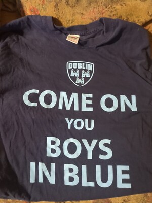Dublin County Football Team Come On You Boys In Blue Size XL Blue