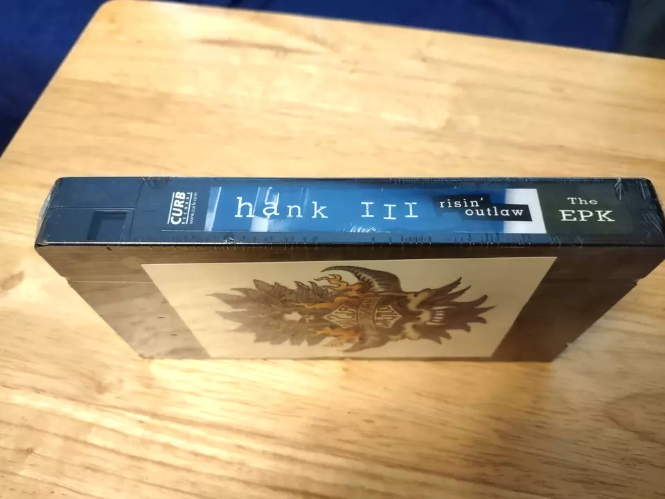 Very Rare Hank Williams III 3 Risin' Outlaw VHS Promotional Curb Records Sealed - Image 2 of 4