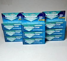 9 x Hydrocortisone Cream Max Strength 1%, Fast Itch/Rash Relief, Natureplex, 1oz