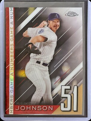 Randy Johnson - 2020 Topps Chrome Baseball Update - A Number's Game