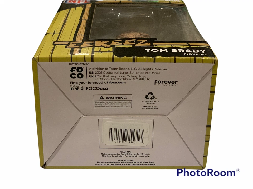 FIGURA COLECCIONABLE TOM BRADY #12 PATRIOTAS DE NUEVA INGLATERRA EEKEEZ FOCO ¡NUEVA!! Foto 3 de 4