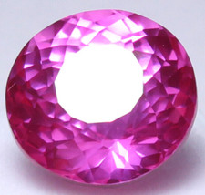 Natural 13.00 Ct Certified Utah Bixbite Red Beryl 13x13 mm Round Stunning Gems