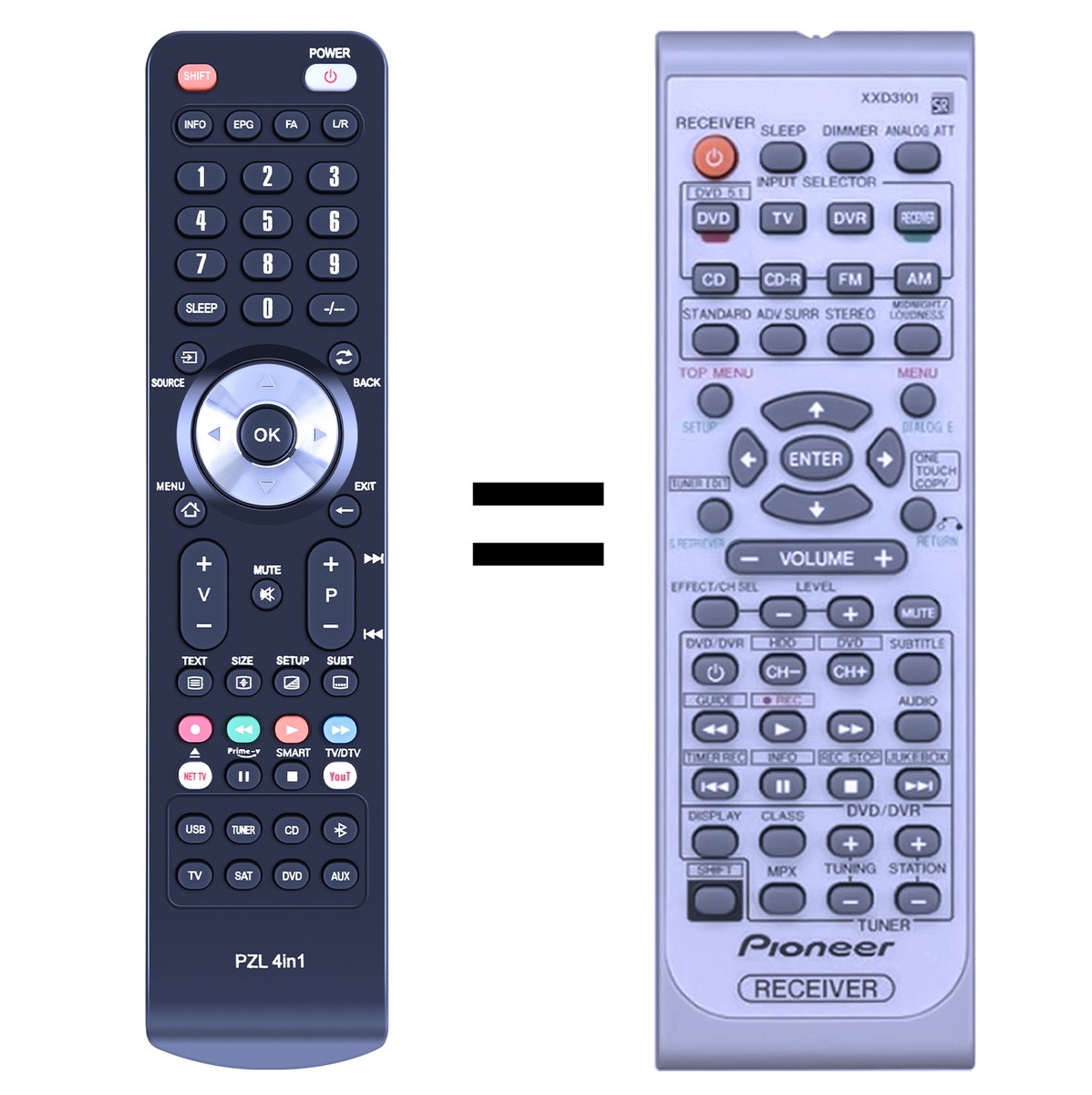 New XXD3101 Replace Remote Control For Pioneer Audio Receiver VSX